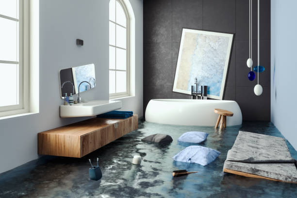 Water damage restoration process in NE